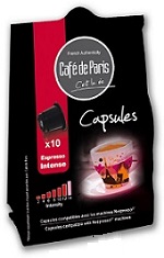 koffee ground Cafe de Paris Intense capsules Segafredo Zanett