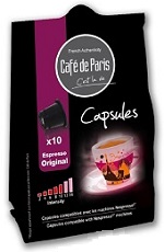 koffee ground Cafe de Paris L�Original capsules  Segafredo Zanett