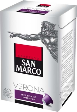 koffee San Marco  Verona capsules Segafredo Zanetti.