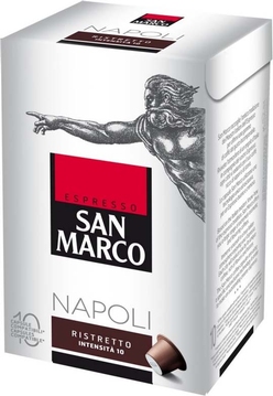 koffee San Marco  Napoli capsules Segafredo Zanetti.