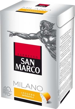 koffee San Marco  Milanoi capsules Segafredo Zanetti.